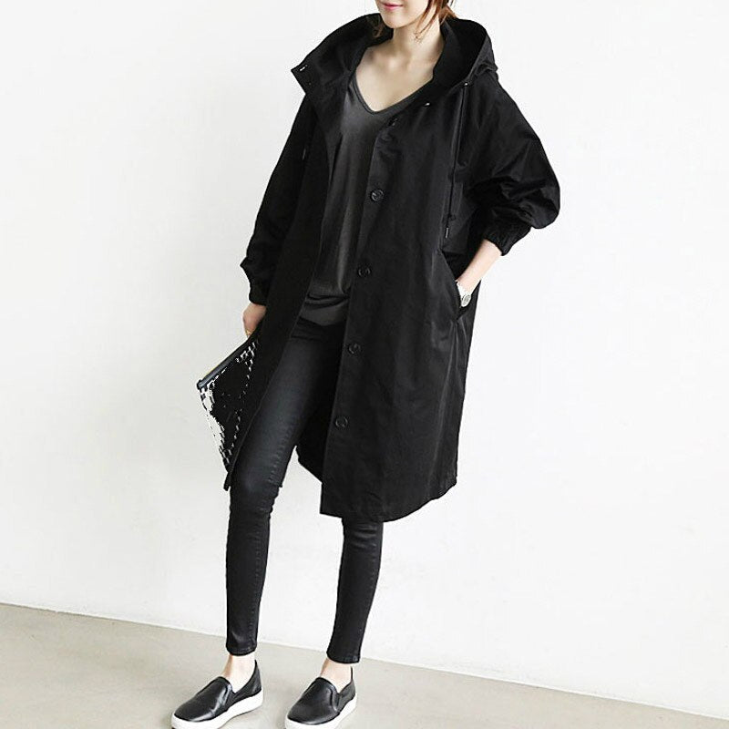 women trench coat in lightweight fabric for spring 8