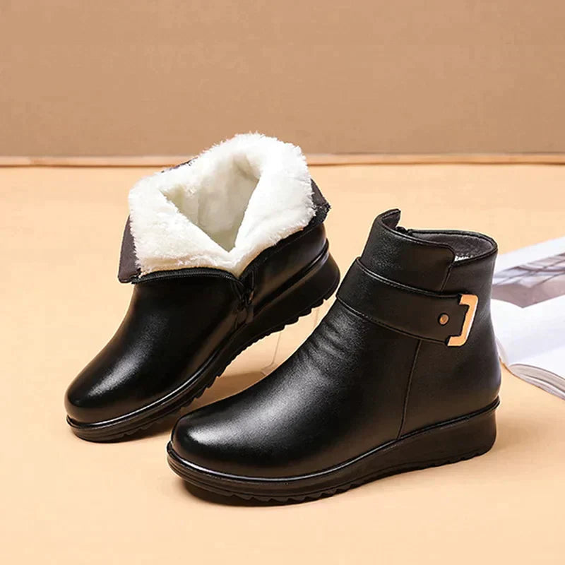 women orthopedic boot in genuine leather for winter 1