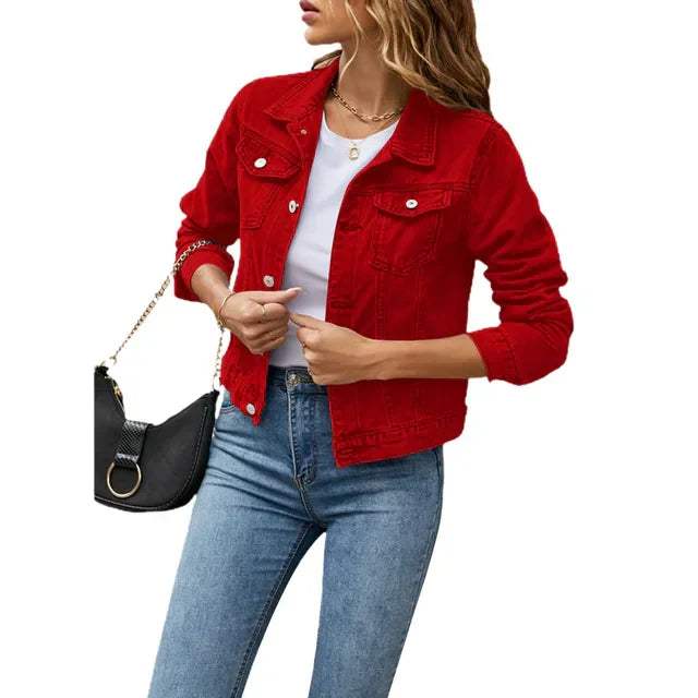 Scarlett | Stylish Denim Jacket, Perfect for Warm Weather