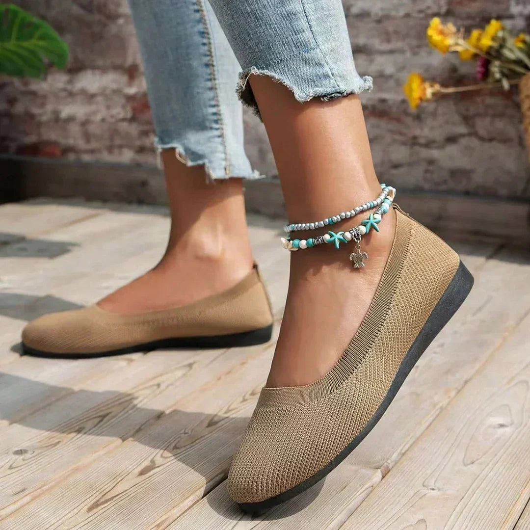 Valerie | Comfortable Non-Slip Ballet Flat Shoes
