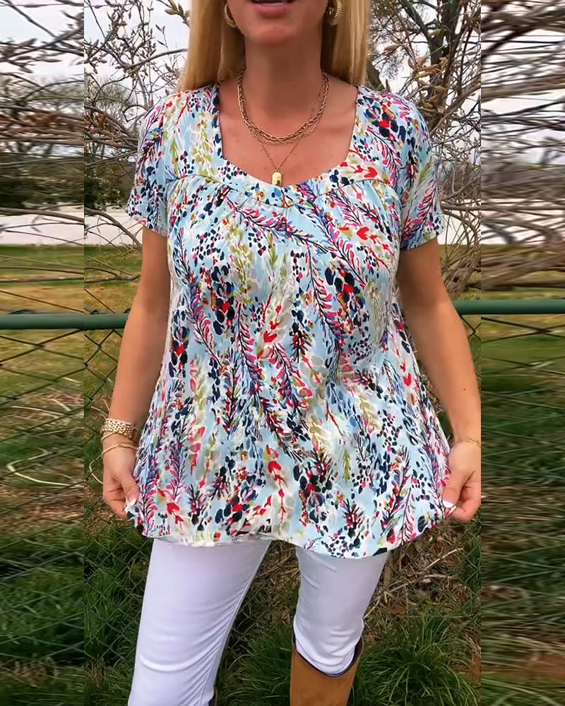 Tina | Stylish Floral Women's T-Shirt, Perfect for Casual Wear