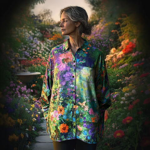 Ally | Beautiful Unique Floral Design Blouse for Women