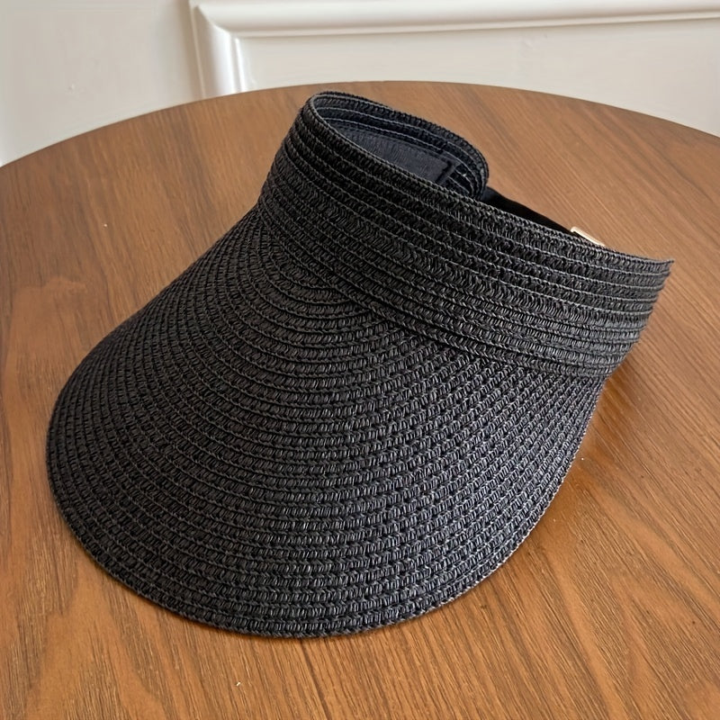 Layla | UV Protection Women's Sun Visor, Stylish Wide Brim Tennis Cap
