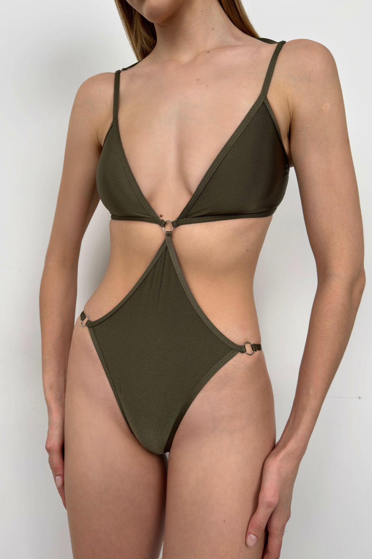 Low Waist Green Swimsuit