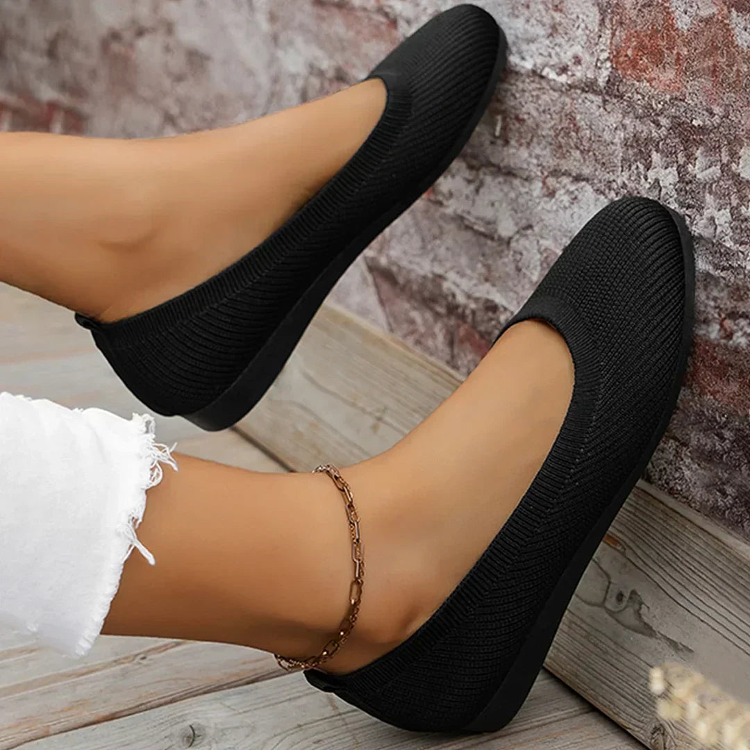 Valerie | Comfortable Non-Slip Ballet Flat Shoes