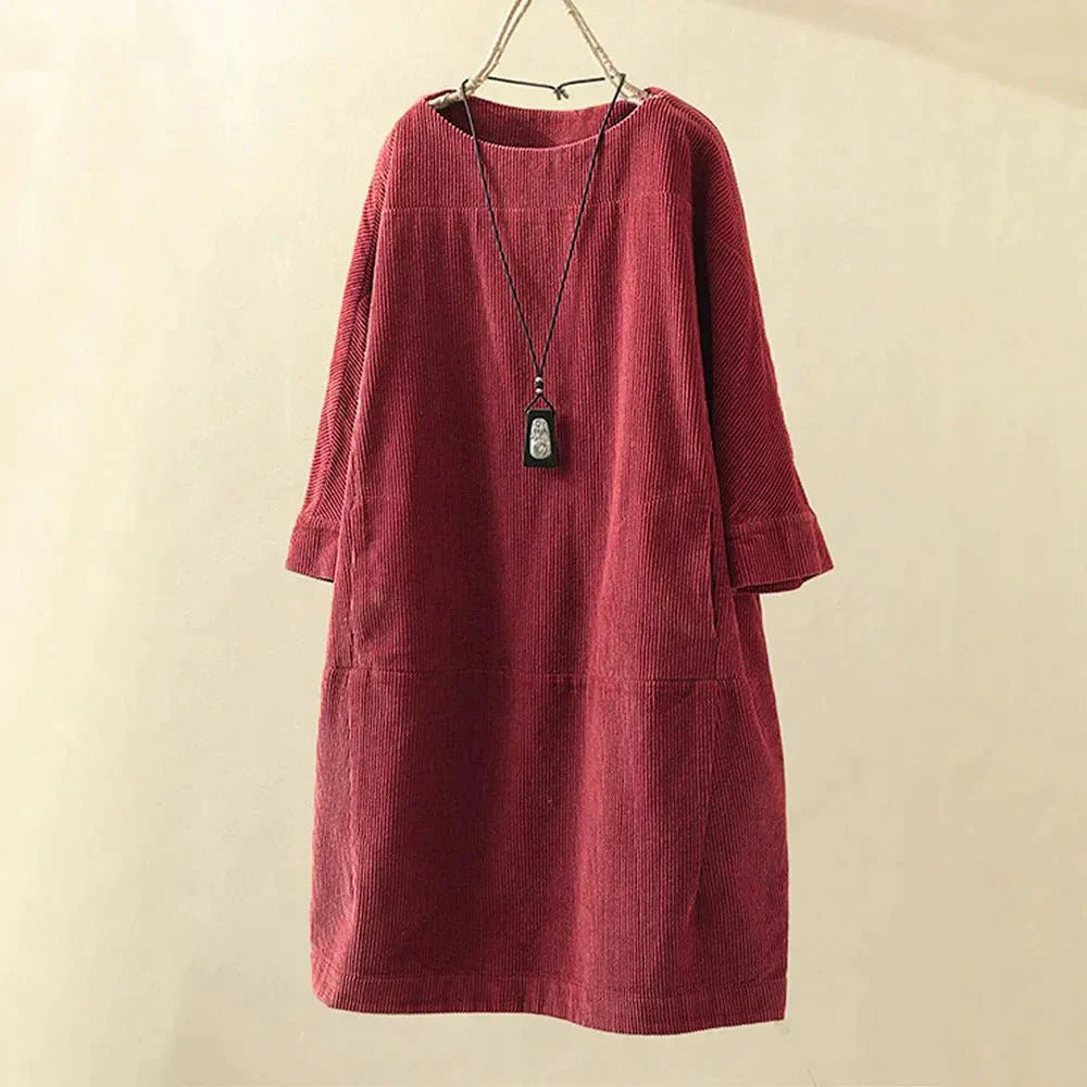 Claudette | Effortless style, Luxurious Comfortable Midi Tunic Dress