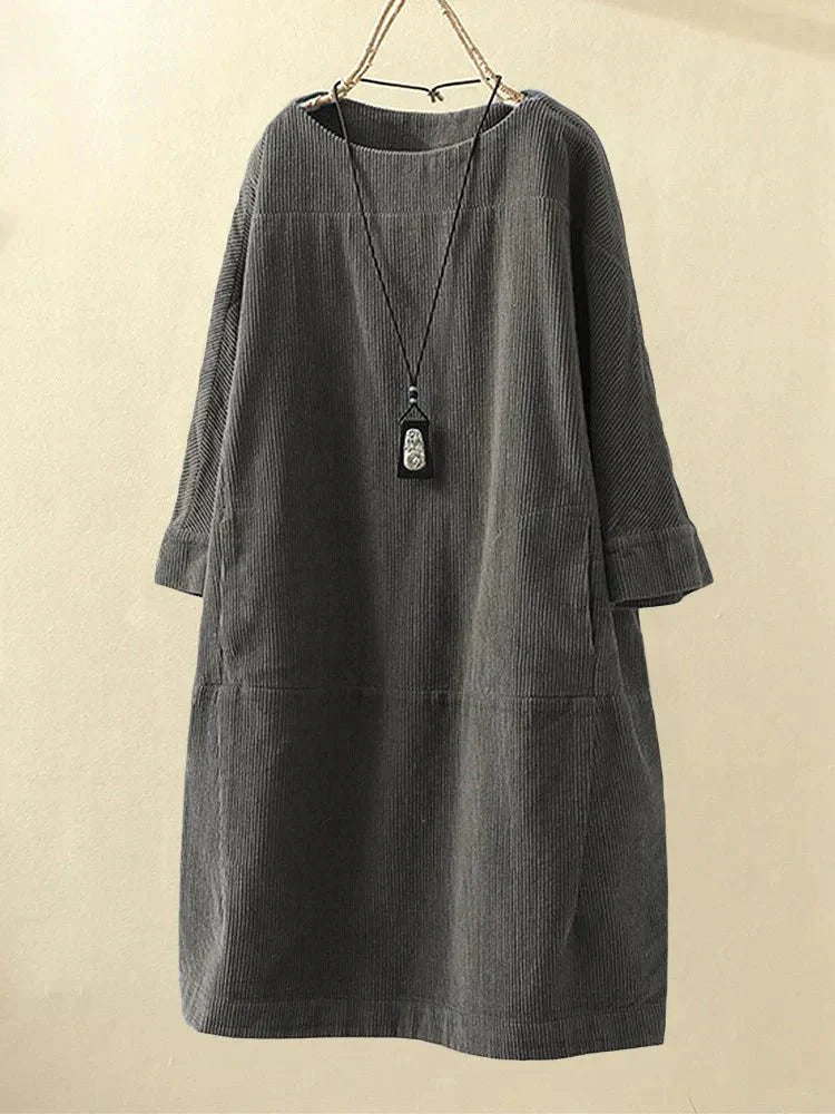 Claudette | Effortless style, Luxurious Comfortable Midi Tunic Dress