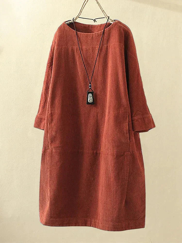 Claudette | Effortless style, Luxurious Comfortable Midi Tunic Dress
