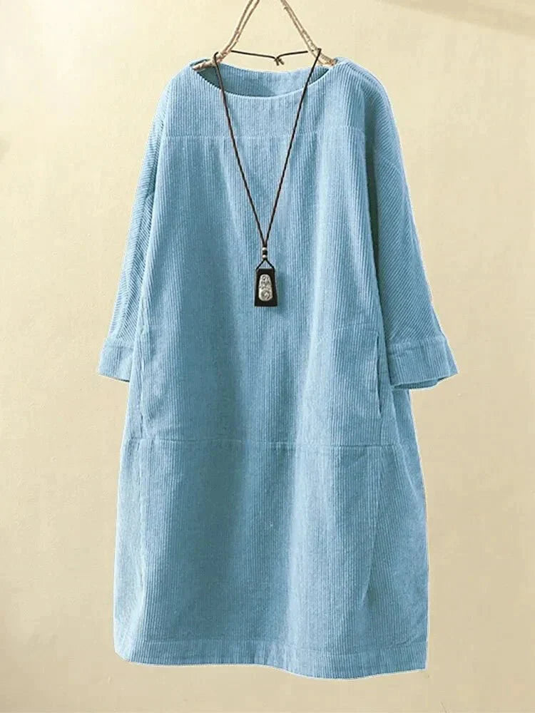 Claudette | Effortless style, Luxurious Comfortable Midi Tunic Dress
