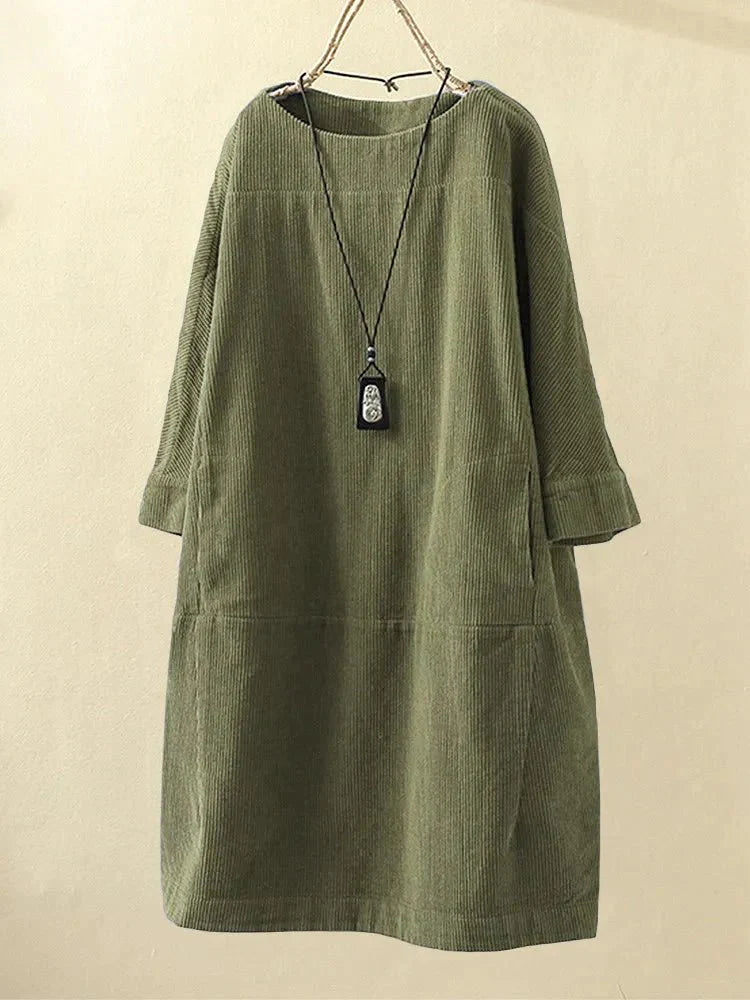 Claudette | Effortless style, Luxurious Comfortable Midi Tunic Dress