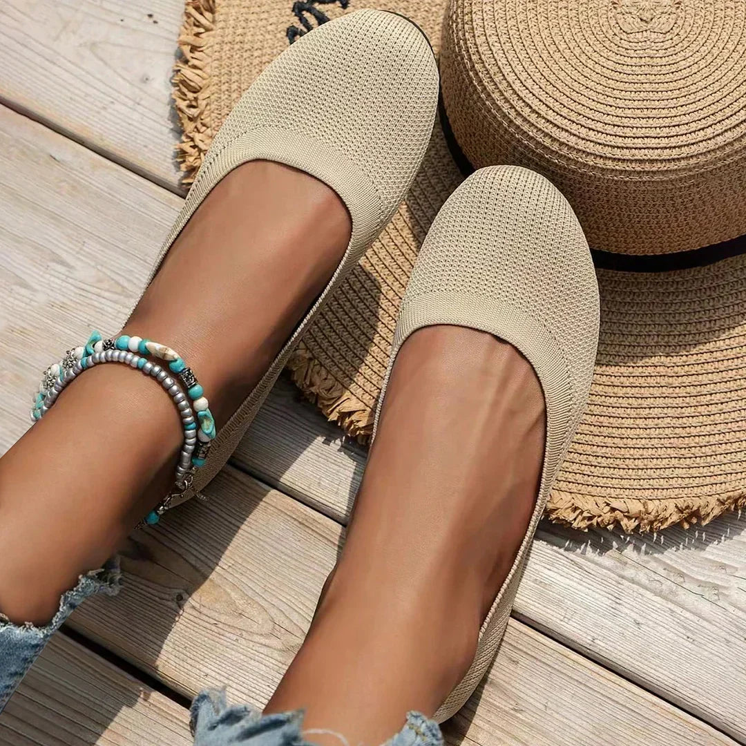 Valerie | Comfortable Non-Slip Ballet Flat Shoes