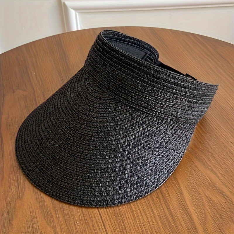 Layla | UV Protection Women's Sun Visor, Stylish Wide Brim Tennis Cap