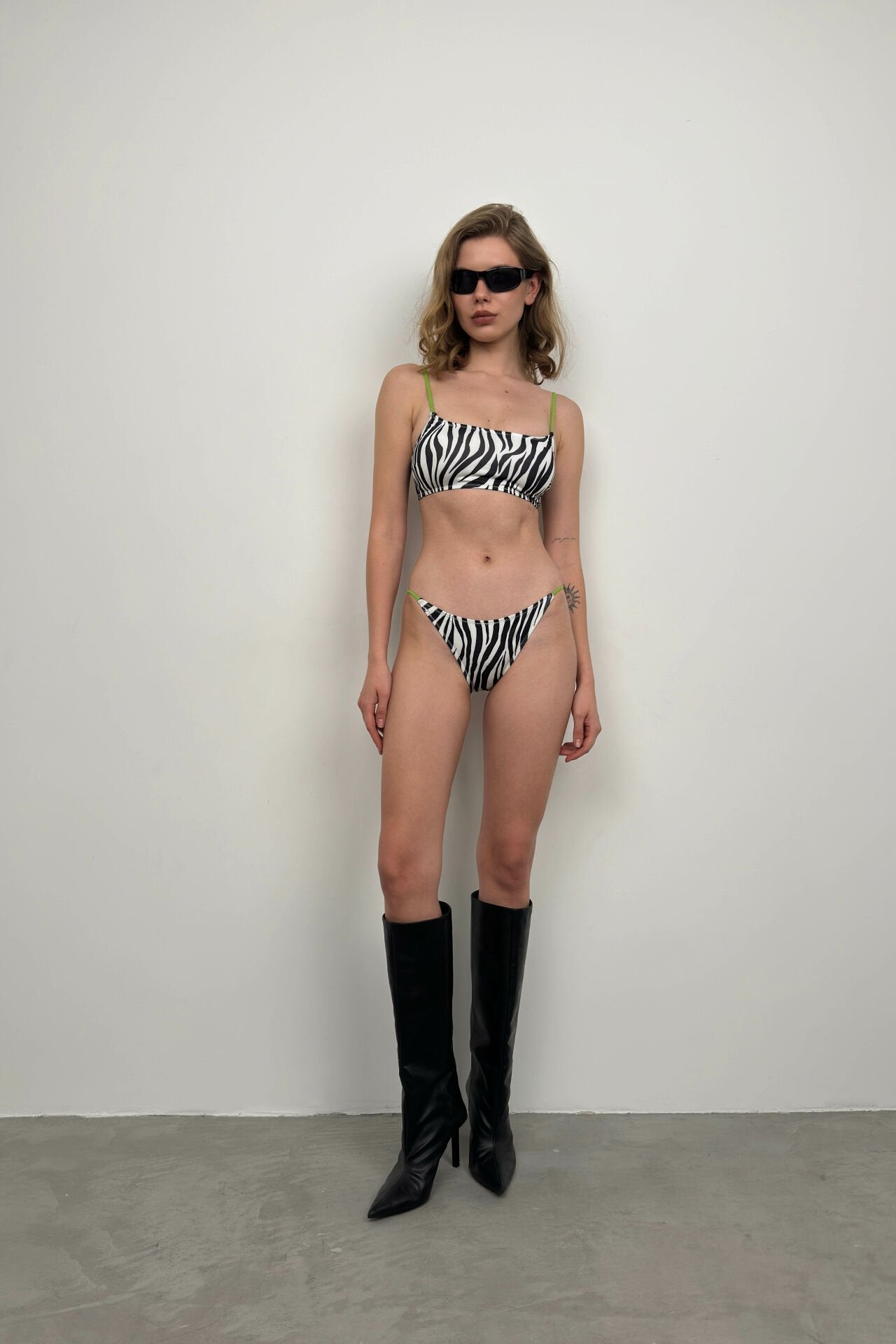 Zebra Pattern Bikini Set