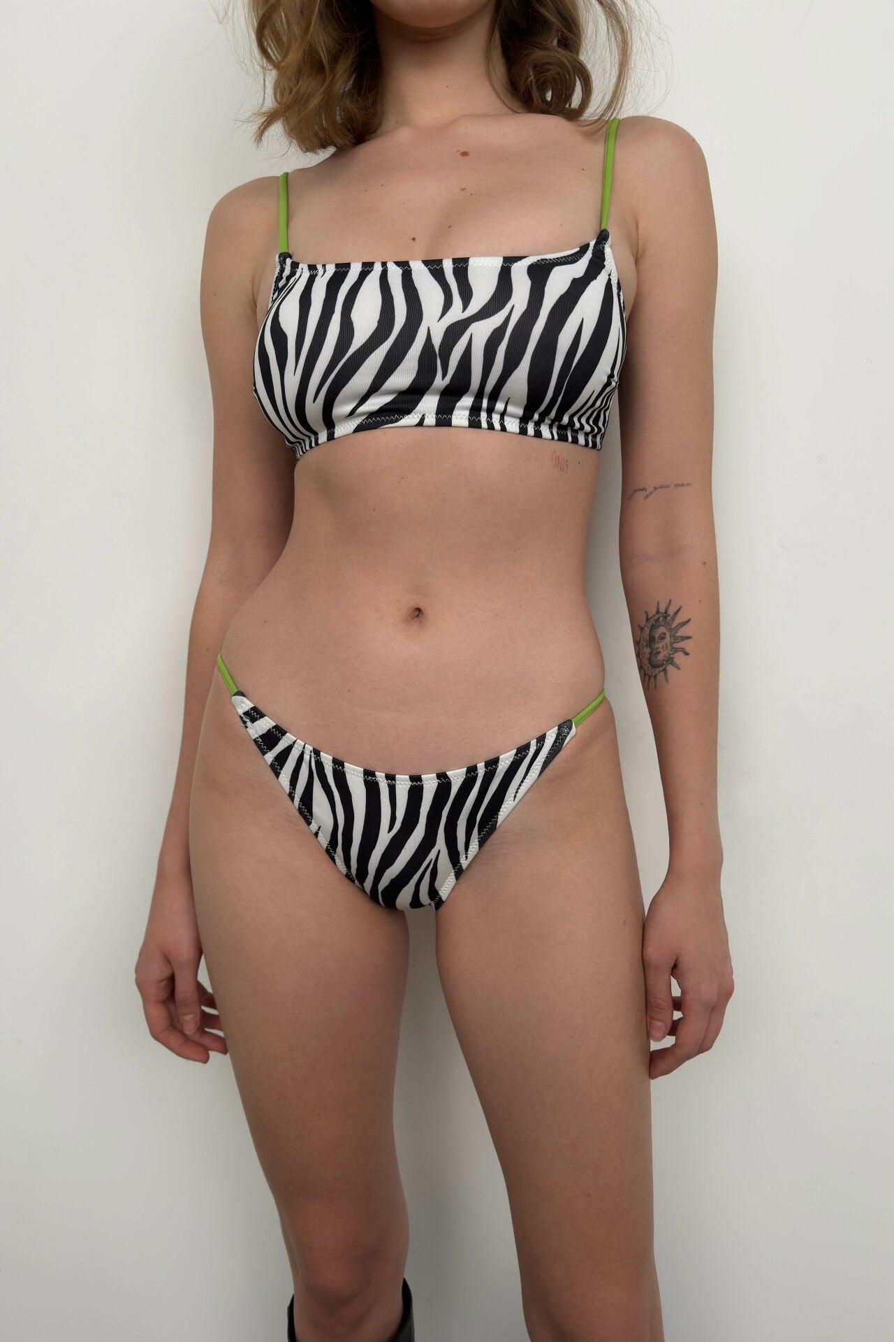 Zebra-Muster Bikini-Set