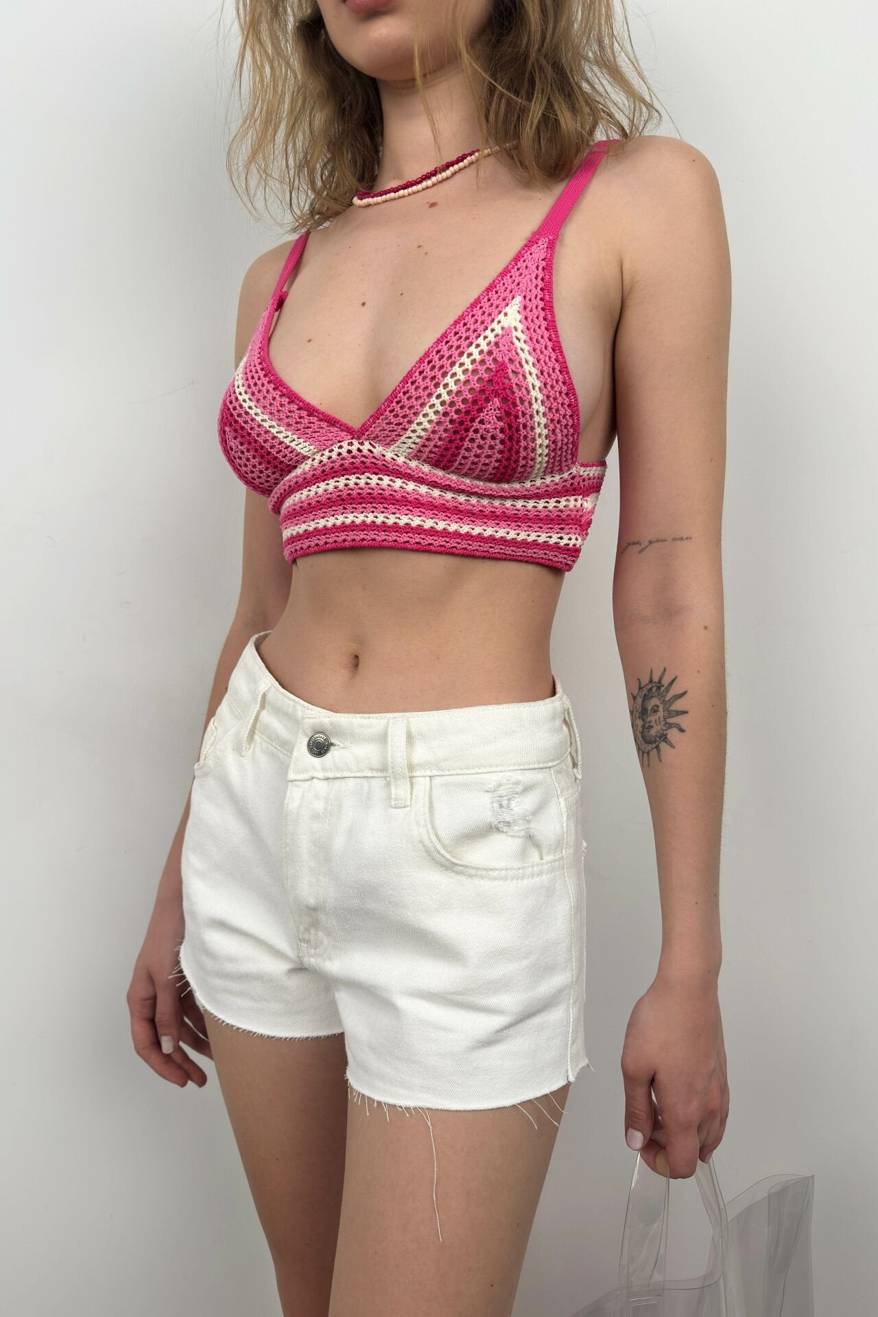 Patterned Knit Crop