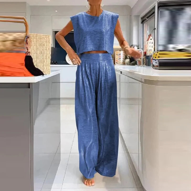 Jenny | Beautiful Two-Piece Sleeveless Women's Set