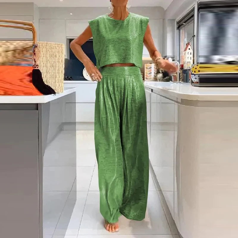 Jenny | Beautiful Two-Piece Sleeveless Women's Set
