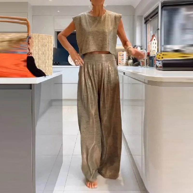 Jenny | Beautiful Two-Piece Sleeveless Women's Set