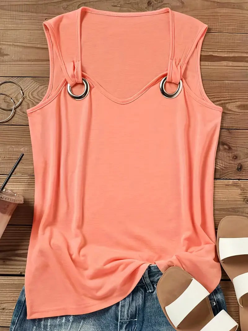 Francesca | Stylish Sleeveless Summer Shirt for Women, Perfect for Summer Outings