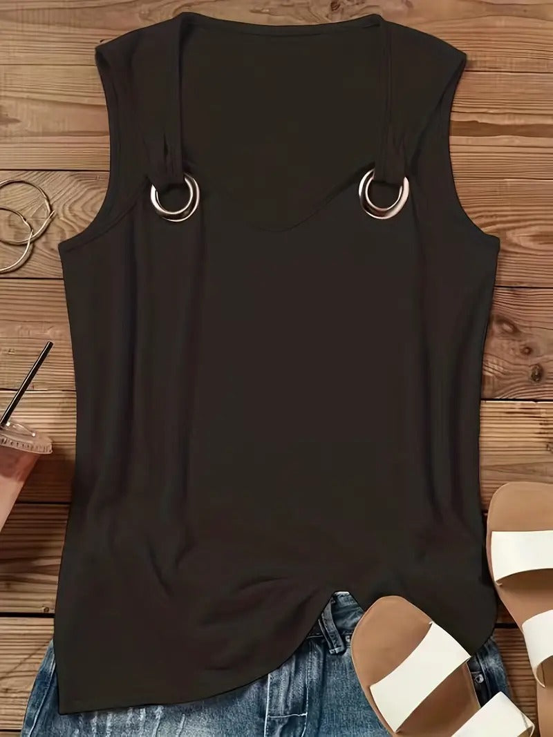 Francesca | Stylish Sleeveless Summer Shirt for Women, Perfect for Summer Outings