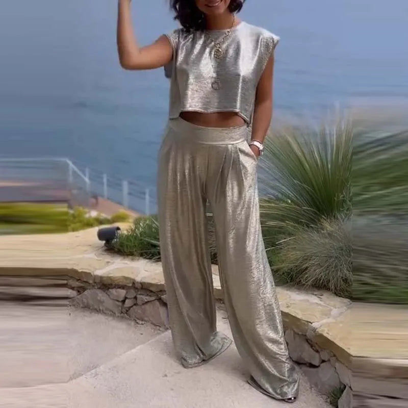 Jenny | Beautiful Two-Piece Sleeveless Women's Set