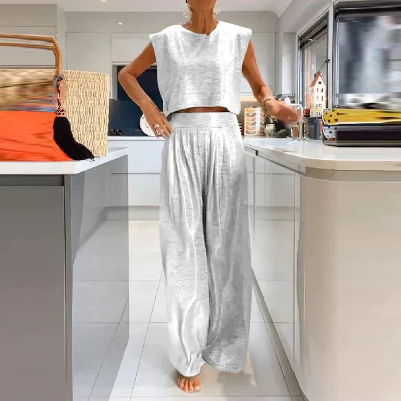 Jenny | Beautiful Two-Piece Sleeveless Women's Set