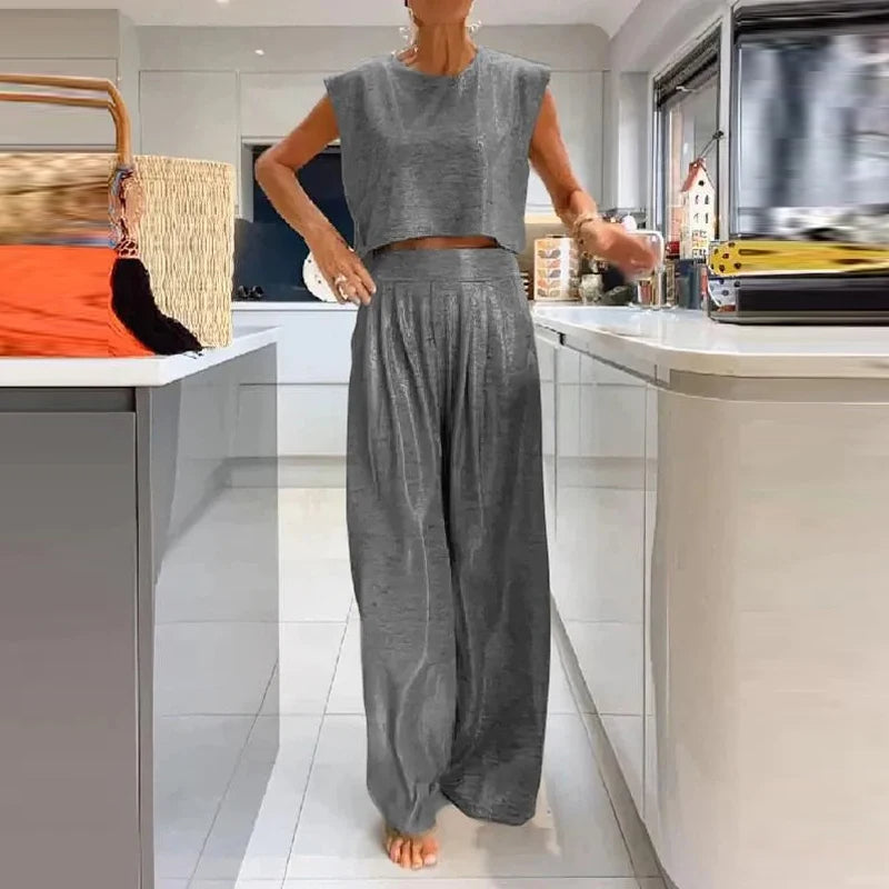 Jenny | Beautiful Two-Piece Sleeveless Women's Set