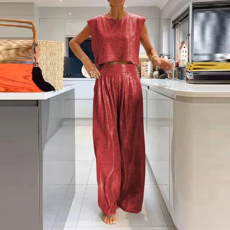 Jenny | Beautiful Two-Piece Sleeveless Women's Set