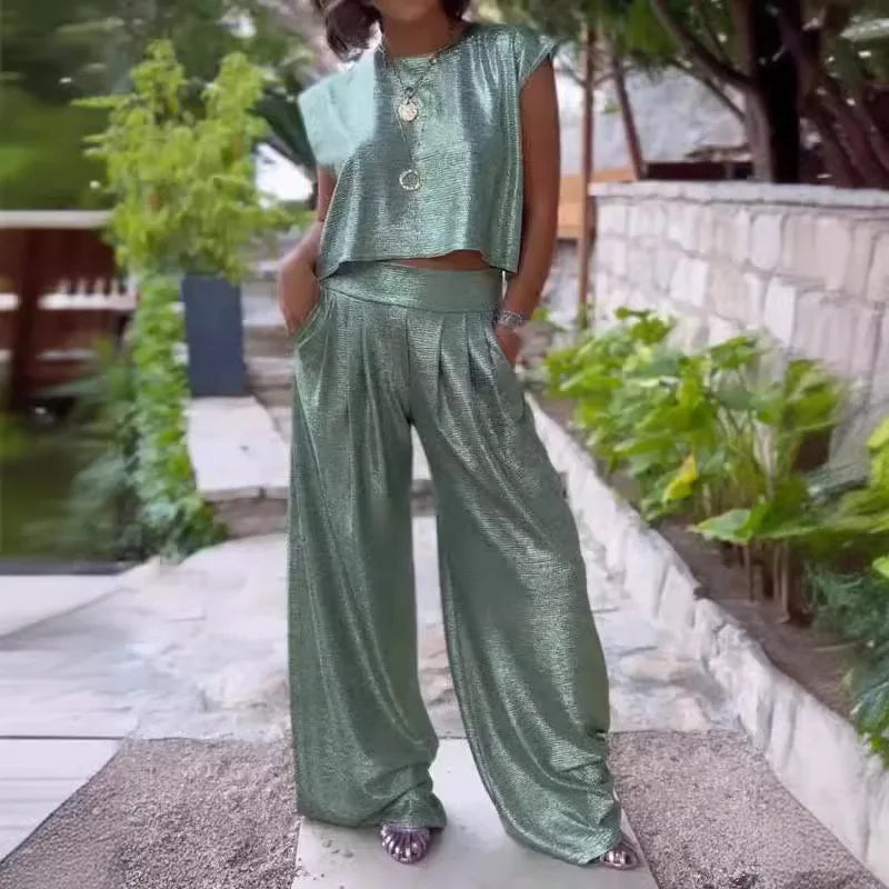 Jenny | Beautiful Two-Piece Sleeveless Women's Set