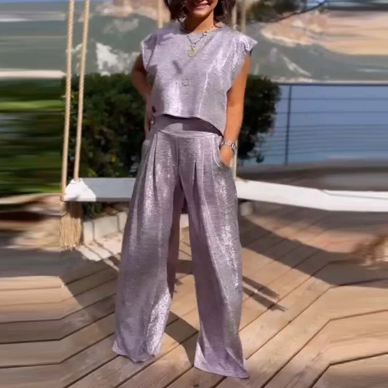Jenny | Beautiful Two-Piece Sleeveless Women's Set