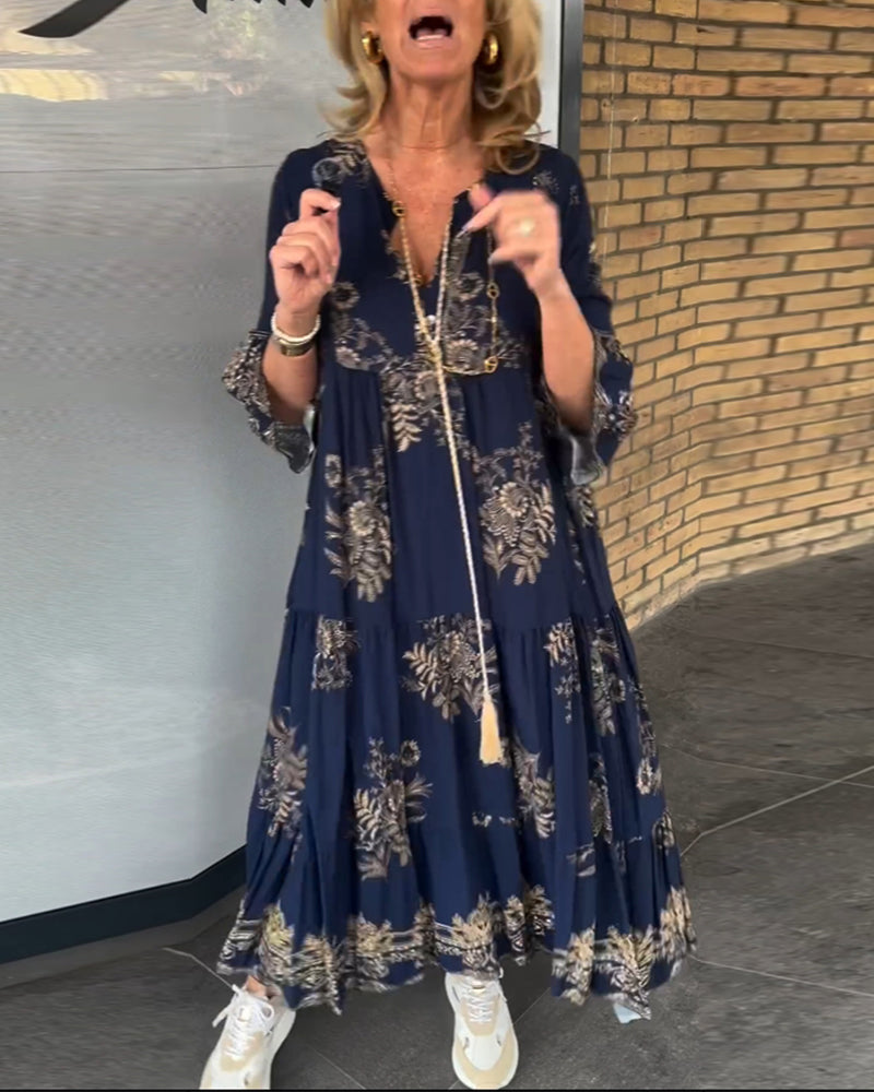 Judith | Stylish A-Line Bohemian Maxi Dress
