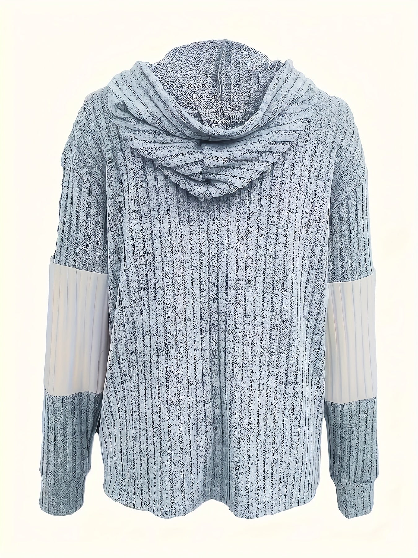 Elara | Stylish Zip-Up Hoodie Jacket with Color Block Detail for Women