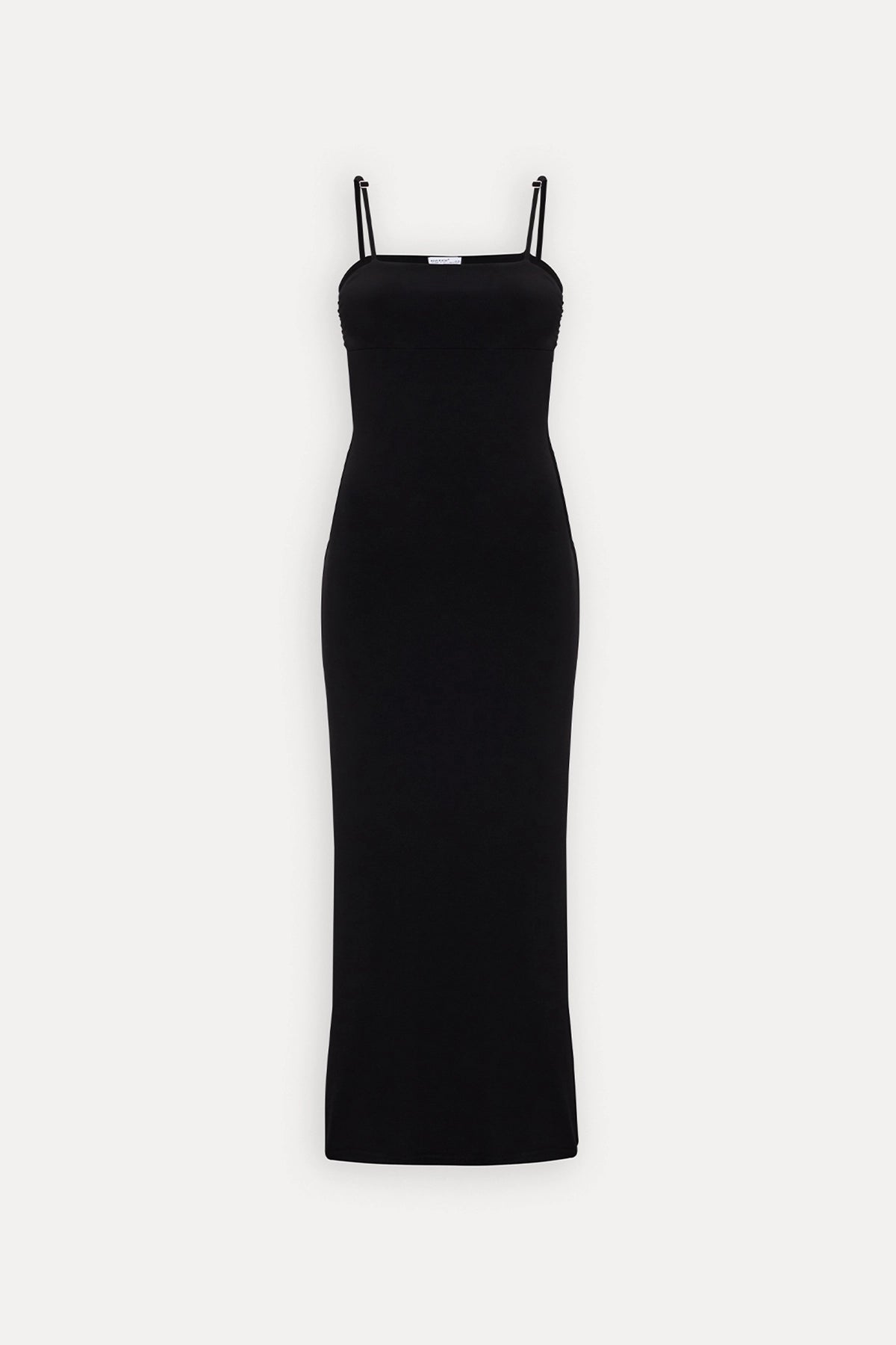 Back Detail Midi Dress in Black