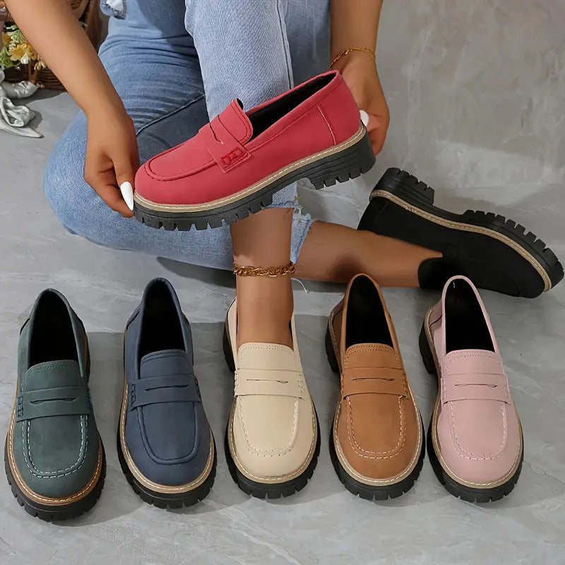 Maisie | Cozy Platform Loafers for Women