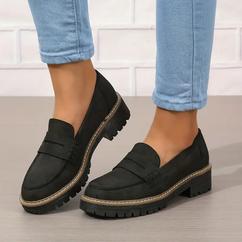 Maisie | Cozy Platform Loafers for Women