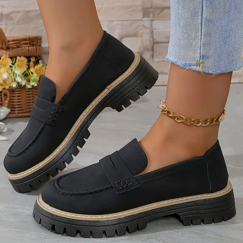 Maisie | Cozy Platform Loafers for Women
