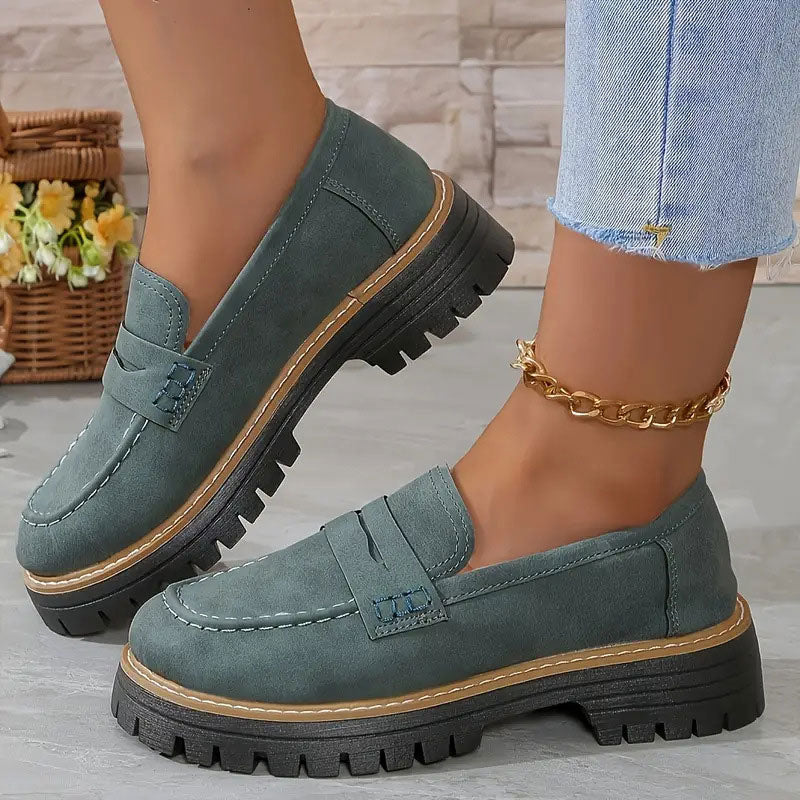 Maisie | Cozy Platform Loafers for Women