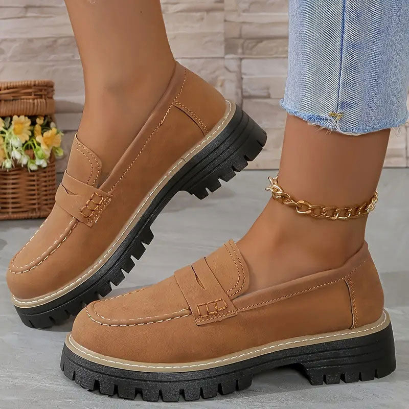 Maisie | Cozy Platform Loafers for Women
