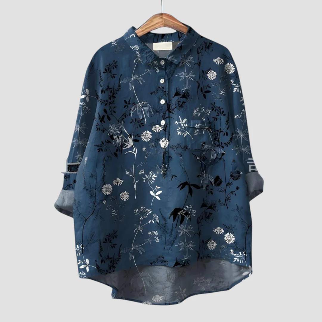 Bellina | Timeless Elegant Floral Printed Blouse for Women