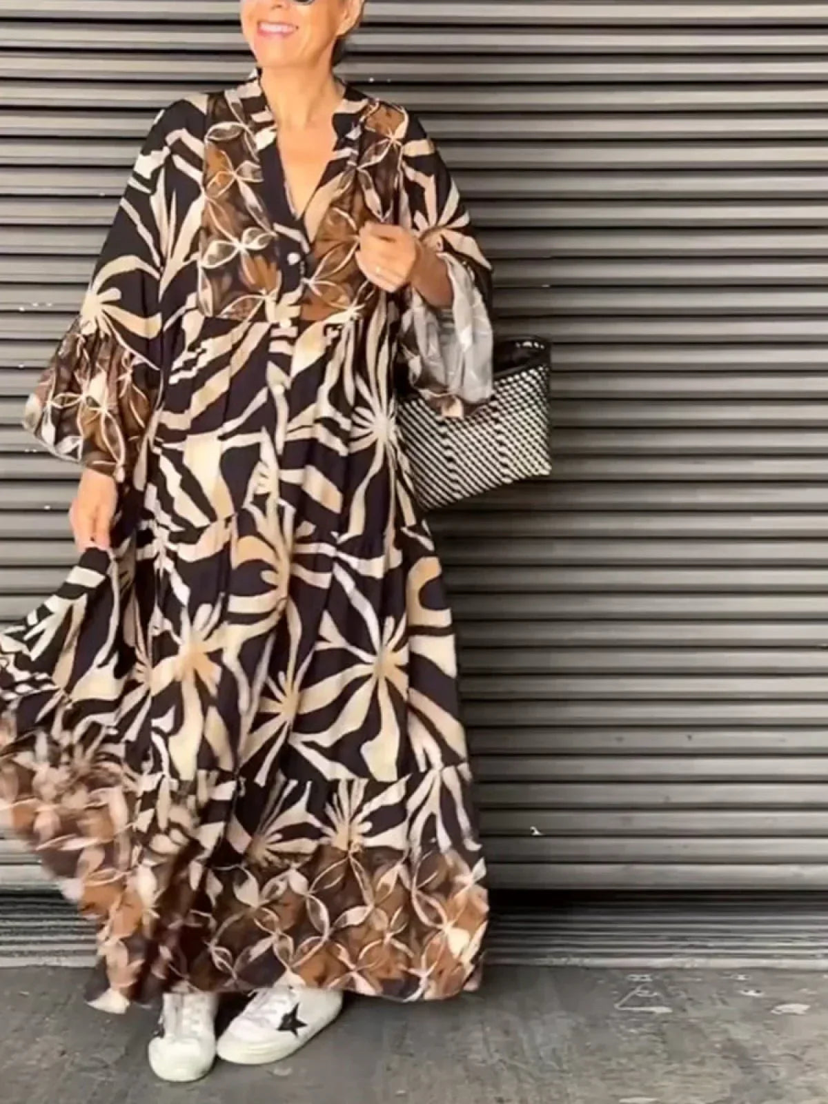 Melle | Stylish Printed Maxi Dress, Perfect for Any Ocassion