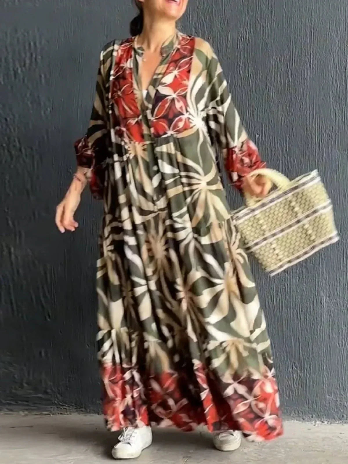Melle | Stylish Printed Maxi Dress, Perfect for Any Ocassion
