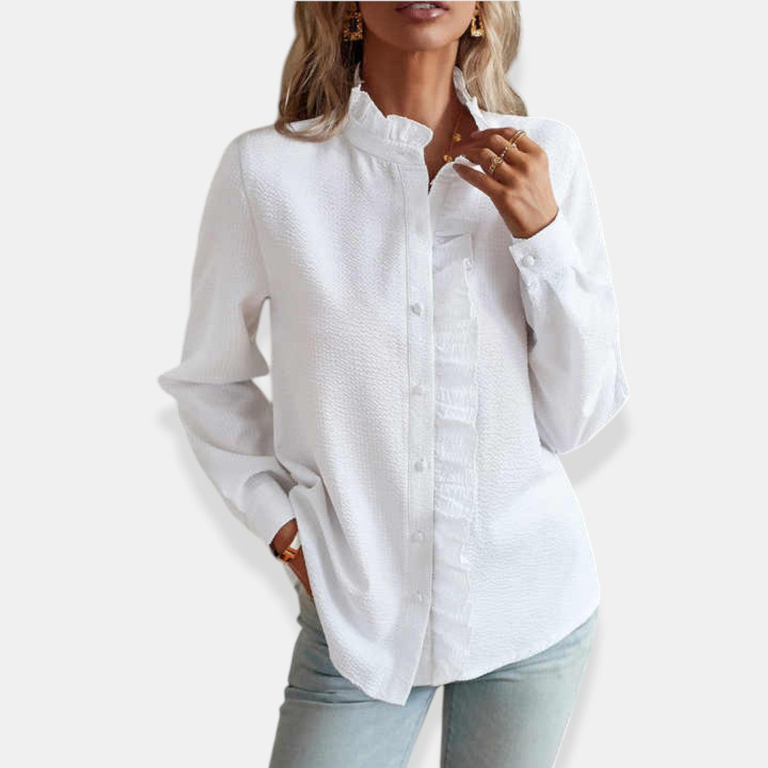 Alice | Classic Button-Front Blouse for Women