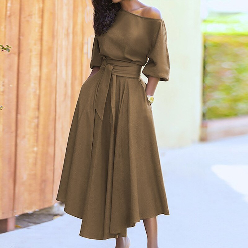Helena | Timeless A-Line Maxi Dress