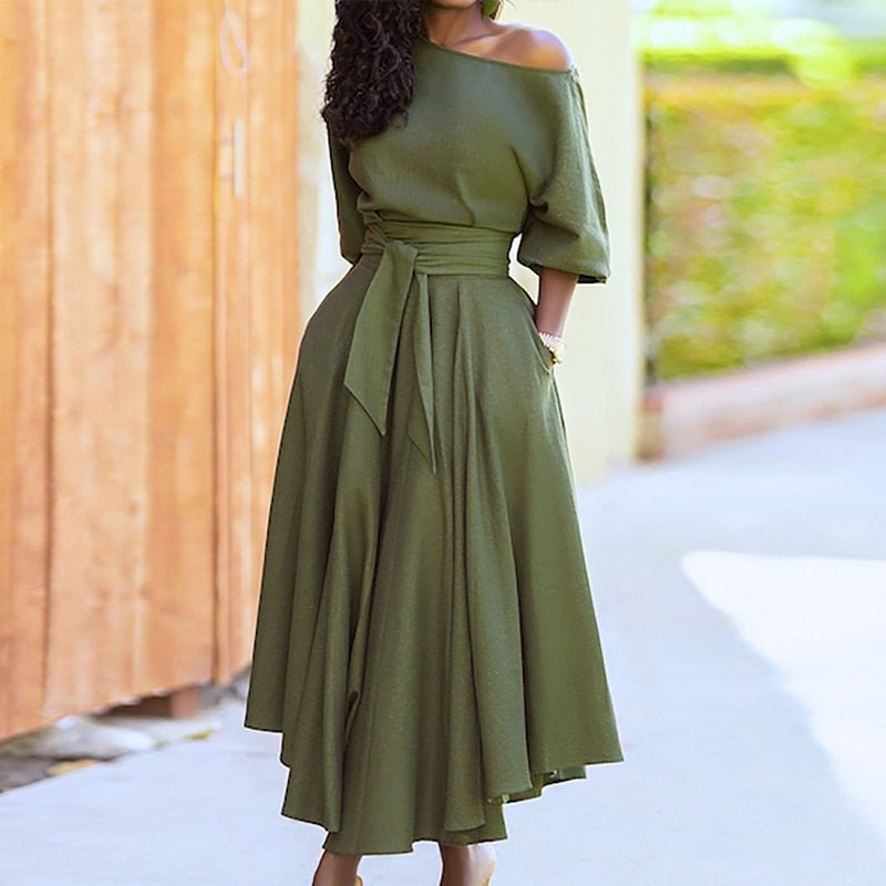 Helena | Timeless A-Line Maxi Dress